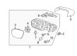 Diagram for Ford Expedition Car Mirror - NL1Z-17682-AE