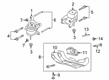Diagram for 2021 Lincoln Aviator Engine Mount - L1MZ-6028-F