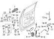 Diagram for Ford F-150 Door Handle - JC3Z-2522404-AD
