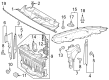 Diagram for 2025 Ford Mustang Air Deflector - PR3Z-8311-B