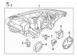 Diagram for 2024 Ford E-Transit Headlight - LK4Z-13008-A
