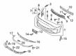 Diagram for 2020 Ford Mustang Grille - MR3Z-17K945-AA