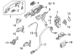 Diagram for Ford Ranger Door Lock Cylinder - N1WZ-18168-C