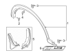 Diagram for 2024 Ford Explorer Mud Flaps - LB5Z-16A550-AA