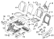 Diagram for 2024 Ford Mustang Mach-E Seat Cover - LK9Z-5864417-AB