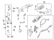 Diagram for 2025 Ford Bronco Door Handle - M2DZ-7822601-AD