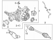 Diagram for 2024 Lincoln Nautilus Axle Shaft - PZ1Z-4K138-B