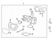 Diagram for 2025 Ford F-150 Lightning Car Mirror - ML3Z-17683-TA
