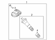 Diagram for 2024 Ford Explorer TPMS Sensor - JX7Z-1A189-A
