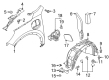Diagram for 2025 Ford Escape Fender - LJ6Z-16005-A