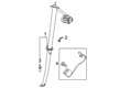 Diagram for 2024 Lincoln Aviator Seat Belt - LC5Z-78613B85-AD