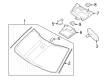 Diagram for Ford Expedition Windshield - NL1Z-7803100-A