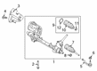Diagram for Ford Edge Steering Gear Box - M2GZ-3504-F