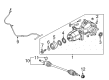 Diagram for Ford Fusion Differential - MU7Z-4000-F