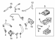 Diagram for 2022 Ford F-250 Super Duty Crankcase Breather Hose - LC3Z-6758-B