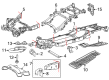 Diagram for 2024 Ford F-150 Axle Beam - ML3Z-5019-AB