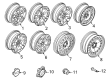 Diagram for 2025 Ford Bronco Sport Spare Wheel - M1PZ-1015-A
