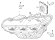 Diagram for 2025 Ford Mustang Headlight - PR3Z-13008-N