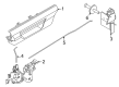 Diagram for 2025 Ford Ranger Trunk Latch - N1WZ-9943150-A