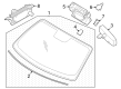 Diagram for 2025 Ford Mustang Car Mirror - PU5Z-17700-A