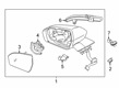 Diagram for Lincoln Nautilus Car Mirror - NA1Z-17682-CAPTM