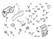 Diagram for Ford Expedition A/C Switch - LL1Z-18842-BA