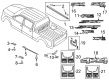 Diagram for 2025 Ford F-350 Super Duty Emblem - ML3Z-9925622-AC