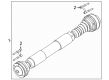 Diagram for 2025 Ford Ranger Drive Shaft - MB3Z-4A376-U