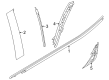 Diagram for Ford Ranger Door Moldings - N1WZ-26275A36-NGPTM