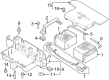 Diagram for 2025 Ford F-350 Super Duty Battery Tray - PC3Z-10732-AA