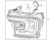 Diagram for 2025 Ford Ranger Headlight - N1WZ-13008-DZ