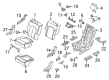 Diagram for 2022 Lincoln Navigator Seat Cover - NL7Z-7866600-LA