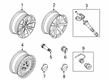 Diagram for 2025 Ford Explorer Spare Wheel - RB5Z-1007-D