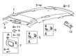 Diagram for Lincoln Aviator Dome Light - LC5Z-13776-AC