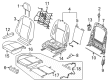 Diagram for 2024 Ford E-Transit Seat Cover - LK4Z-6362900-CF