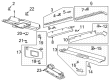 Diagram for 2024 Ford Bronco Sun Visor - M2DZ-7804105-CB