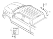 Diagram for 2025 Ford F-150 Door Moldings - ML3Z-1829076-AAPTM