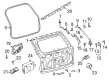 Diagram for 2025 Lincoln Aviator Door Hinge - LC5Z-7842900-A
