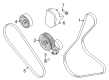 Diagram for 2024 Ford Maverick Serpentine Belt - LX6Z-8620-B