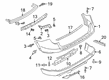 Diagram for 2024 Ford Explorer Bumper - LB5Z-17K835-CA