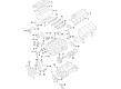 Diagram for Ford Valve Cover Gasket - HL3Z-9439-C