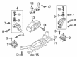 Diagram for 2025 Ford Mustang Motor And Transmission Mount - LR3Z-6038-B
