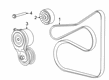 Diagram for 2024 Ford Bronco Sport Serpentine Belt - KX7Z-8620-B