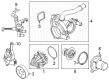Diagram for 2024 Ford Maverick Heater Control Valve - LX6Z-8C605-A