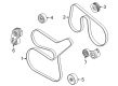 Diagram for 2023 Ford F-250 Super Duty Drive Belt - PC3Z-8620-A