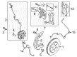 Diagram for Ford F-150 Brake Pads - JL3Z-2001-B