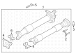 Diagram for Ford Mustang Drive Shaft - PR3Z-4R602-C
