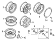 Diagram for 2020 Ford F-150 Wheel Cover - FL3Z-1130-H