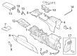 Diagram for 2024 Ford Escape Cup Holder - JX7Z-5813562-CB