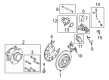 Diagram for 2025 Ford Maverick Wheel Hub - NZ6Z-1109-A